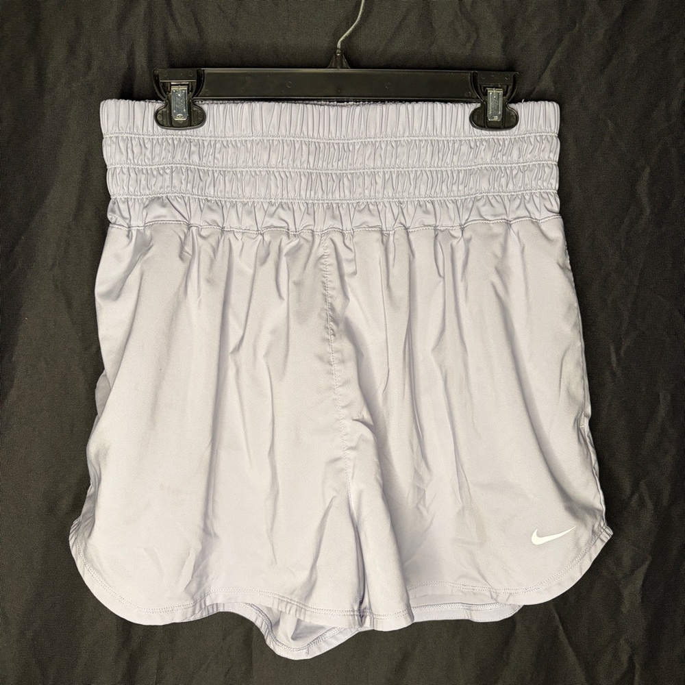 Nike Women's High Waisted Lavender Athletic Shorts